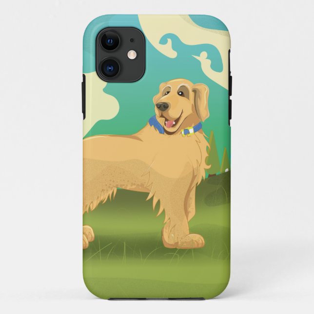 Pet Dog in the park Case-Mate iPhone Case (Back)
