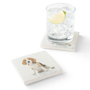 Pet Dog Lover Custom Photo Stone Coaster