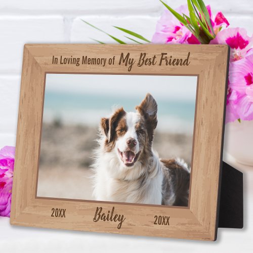 Pet Dog Memorial _ In Loving Memory _ Pet Loss Plaque