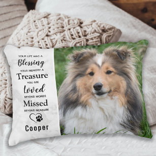 Personalized pet hotsell memorial pillow