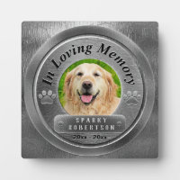 Pet Dog or Cat Memorial Plaque