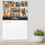 Pet Dog Photo Collage Calendar<br><div class="desc">Custom Pet Photo Collage Calendar. Celebrate your furry best friend with this personalized photo collage calendar made just for pet lovers. Each page—including the cover—features a clean, modern layout with space for a favorite photo, keeping the focus on your pet’s cutest moments. A soft gradient spans the bottom of the...</div>