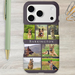 Pet Dog Photo Collage Personalized iPhone 17 Pro Case