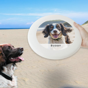 Pet Dog Photo Custom Name Wham-O Frisbee