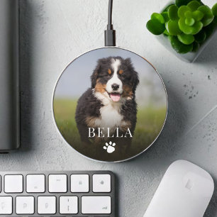 Pet Dog Photo Personalized  Wireless Charger