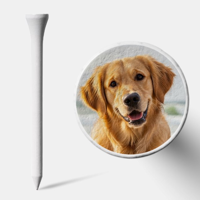 Pet Dog Photo Simple Golf Tees (Combo)