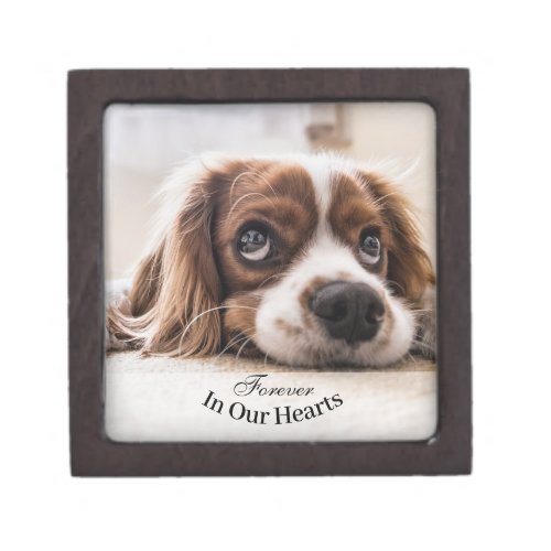 Pet Dog Photo Template Memorial Keepsake Trivet Gift Box