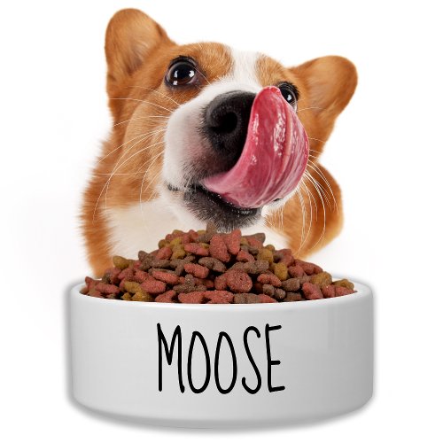 Pet Dog Puppy Personalized Food Water Ceramic Bowl