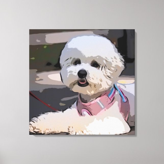 Pet dog, Puppy, Walk Canvas Print (Front)