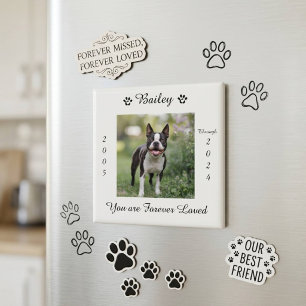 Pet Dog Remembrance Memorial Magnet