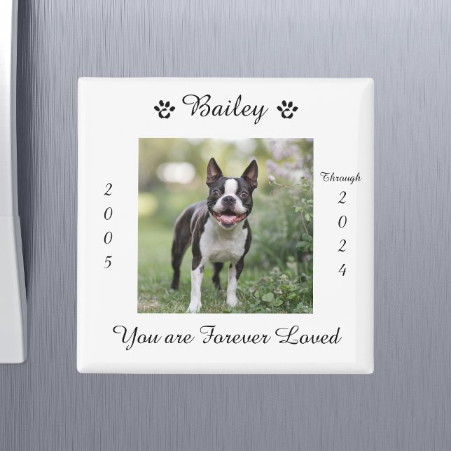 Pet Dog Remembrance Memorial Magnet (Creator Uploaded)