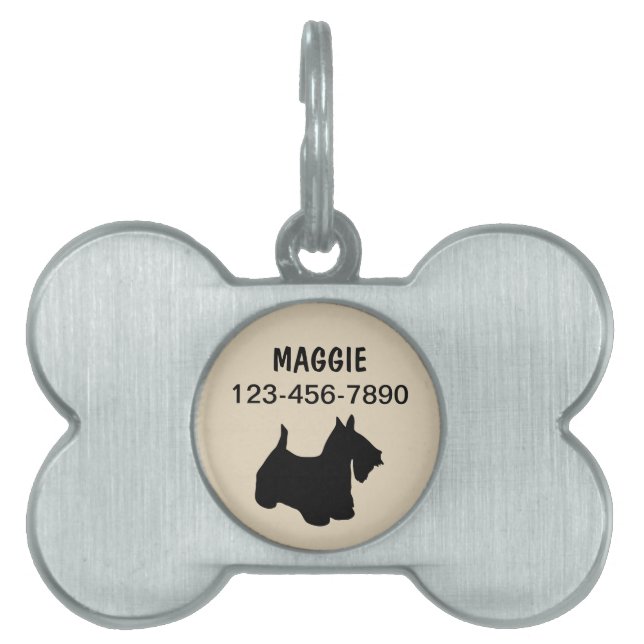 Pet Dog Tags Scottish Terrier (Front)