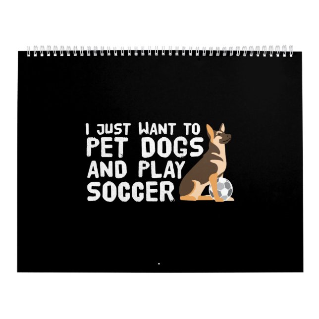 Pet Dogs _ Play Soccer Calendar (Cover)