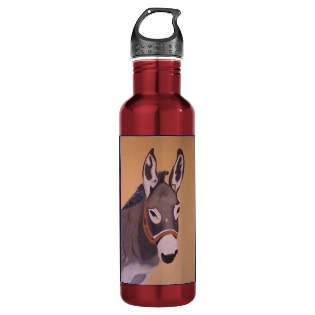 Pet DONKEY Water Bottle (Front)