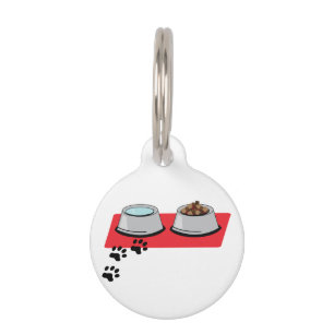 Pet Feeding Bowls Pet ID Tag