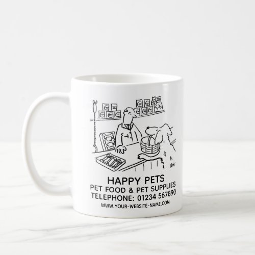 Pet Food  Pet Supplies Pet Shop Promotional Coffee Mug