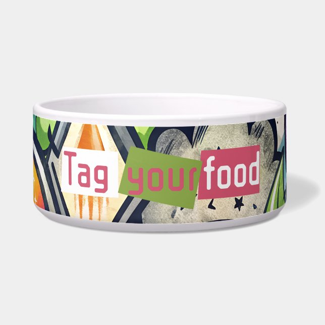 Pet food Zoom Zoom "Spray & Play" Bowl (Front)