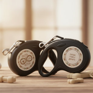 Pet Foster Parent Gift - Rescue Infinity Wreath Retractable Pet Leash