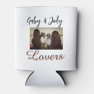Pet friends besties add name pet photo animal love can cooler