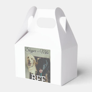 Pet friends besties add name pet photo animal love favor boxes