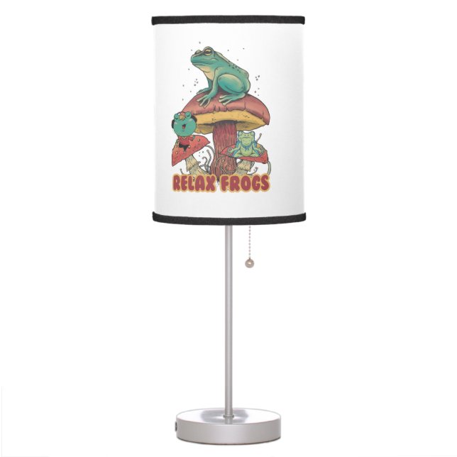 pet frogs relax table lamp (Left)