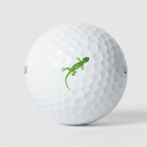 Pet Gecko Lizard design Golf Balls