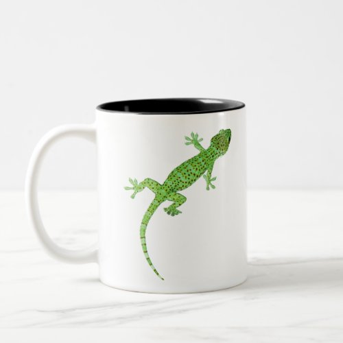 Pet Gecko Lizard design Two_Tone Coffee Mug