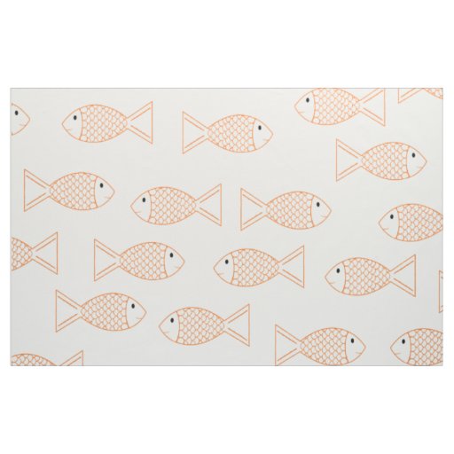 Pet Goldfish/ Koi Carp Fish Print Pattern Fabric