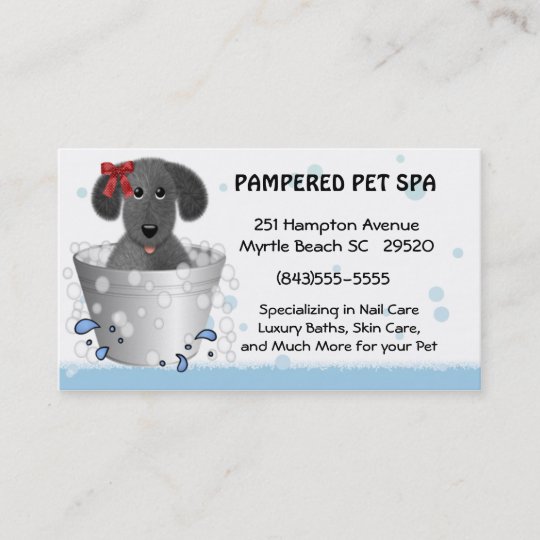 Pet Groomer Business Card