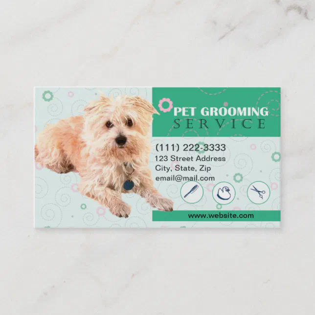 Image showcasing Pet Groomer Business Card | Zazzle