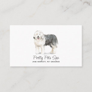 Pet Groomer Dog Spa Business Card
