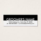 pet grooming. (appointment card) (Back)
