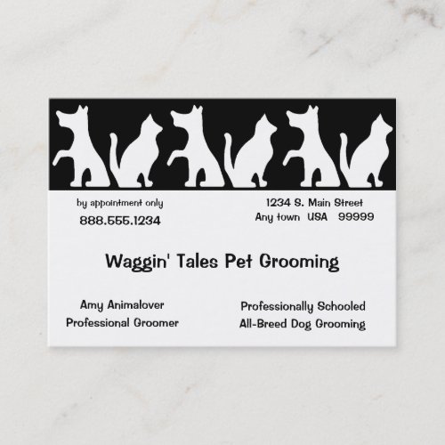 Pet Grooming Business And Appointment Card Business Card Templates