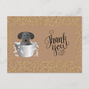 Pet Grooming Business Thank You Postcard