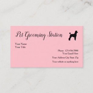 Pet Grooming Classy Business Cards