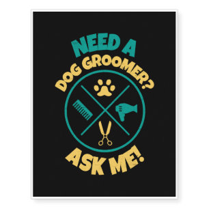 Pet Grooming Dog Grooming Temporary Tattoos