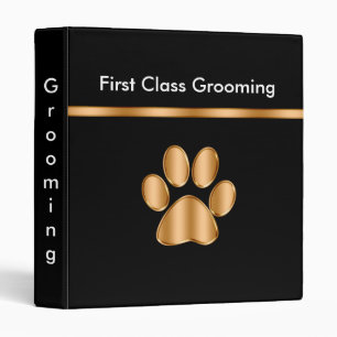 Pet Grooming Presentation Binder
