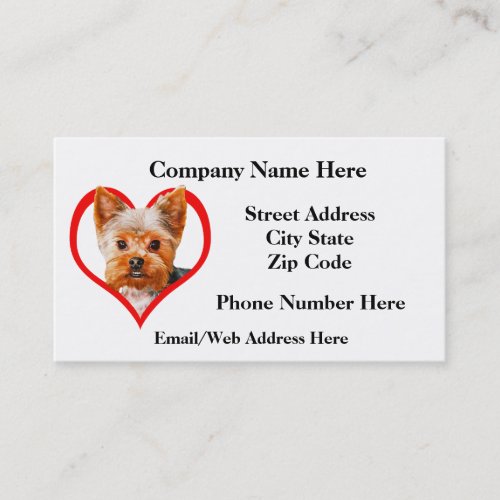 Pet Grooming Sample 9 Business Card