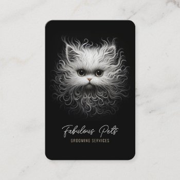 Pet Grooming Services Pet-sitter Business Card by BluePlanet at Zazzle