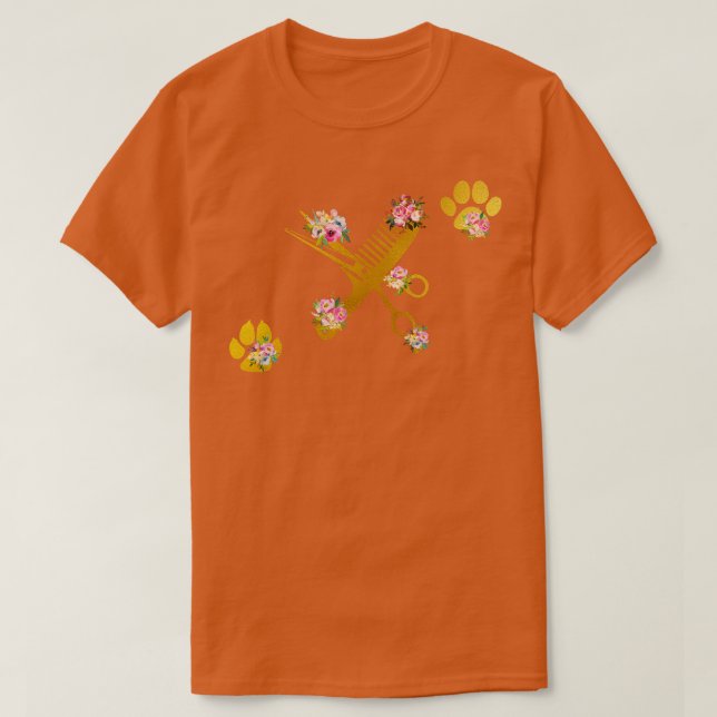Pet Grooming T-Shirt (Design Front)
