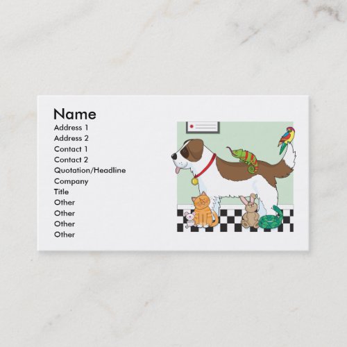 Pet Group Business Card Template