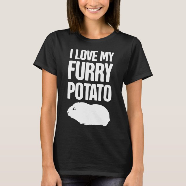 Pet Guinea Pig Cute Amp T-Shirt (Front)