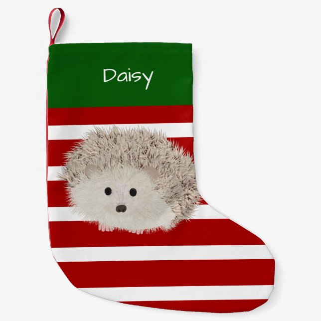 Pet Hedgehog Christmas Stocking (Front)