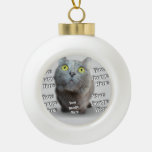 Pet Imagetemplate Ceramic Ball Christmas Ornament at Zazzle