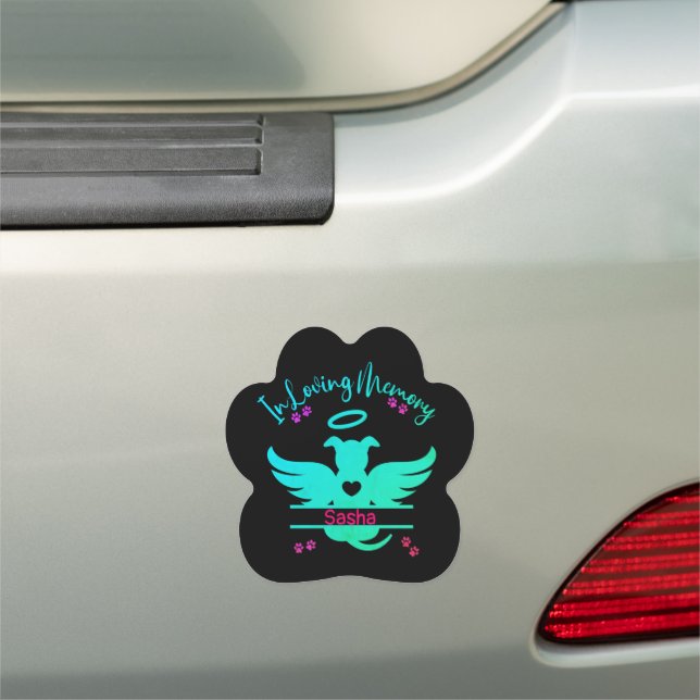 Pet In Loving Memory Car Magnet (In Situ)