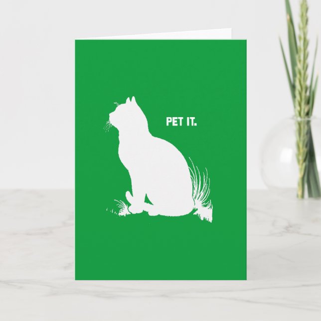 PET IT - WHITE -.png Card (Front)