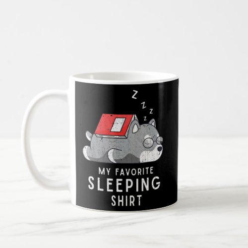 Pet Late Riser Sleepy Animal Late Nighter Sleeping Coffee Mug