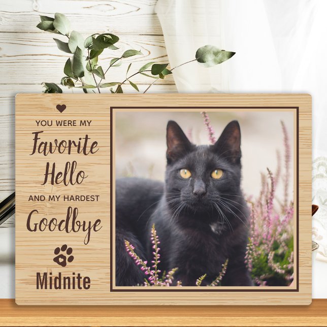 Pet Loss Cat Memorial Plaque (Creator Uploaded)