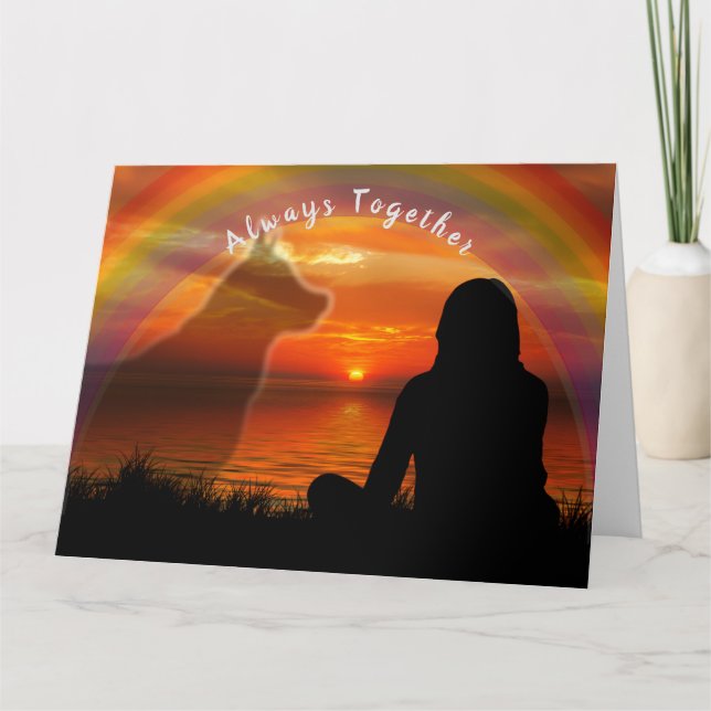 Pet loss condolence card (Front)