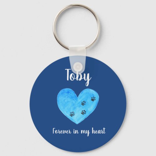 Pet Loss Gift Pet memorial Personalized with name  Keychain